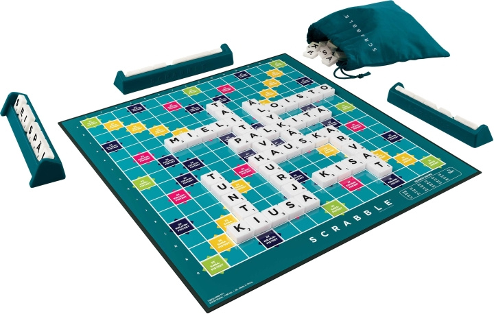 Scrabble lautapeli ryhmässä LELUT, TUOTTEET LAPSILLE JA VAUVOILLE / Leikkikalut, Askartelu &Pelit / Seurapelit / Perhepelit @ TP E-commerce Nordic AB (C43808)