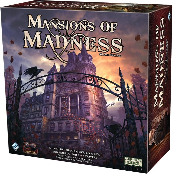 Fantasy Flight Games Mansions of Madness -lautapeli, Second Edition ryhmässä LELUT, TUOTTEET LAPSILLE JA VAUVOILLE / Leikkikalut, Askartelu &Pelit / Seurapelit / Perhepelit @ TP E-commerce Nordic AB (C43814)