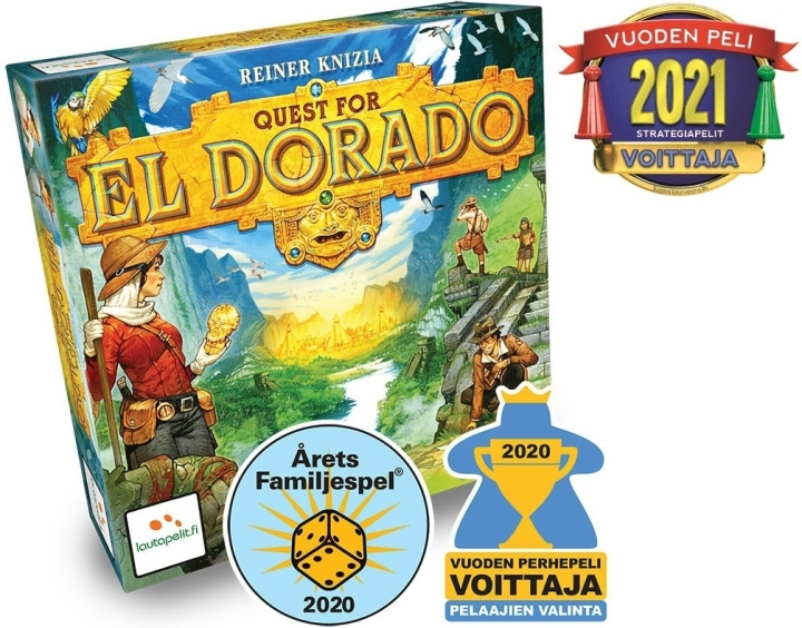 Lautapelit.fi Quest for Eldorado -strategiapeli ryhmässä LELUT, TUOTTEET LAPSILLE JA VAUVOILLE / Peli / Lautapelit @ TP E-commerce Nordic AB (C43846)