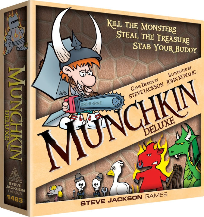 Lautapelit.fi Munchkin Deluxe -strategiapeli (ENG) ryhmässä LELUT, TUOTTEET LAPSILLE JA VAUVOILLE / Leikkikalut, Askartelu &Pelit / Seurapelit / Perhepelit @ TP E-commerce Nordic AB (C43850)