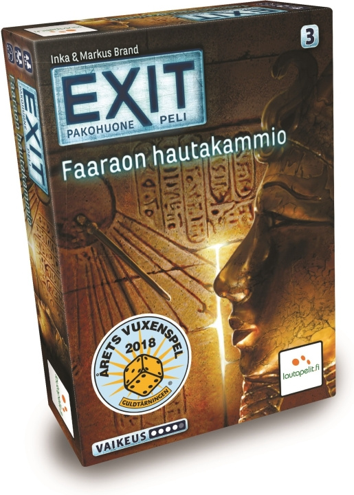 Lautapelit.fi EXIT: Faaraon hautakammio -pakohuonepeli ryhmässä LELUT, TUOTTEET LAPSILLE JA VAUVOILLE / Leikkikalut, Askartelu &Pelit / Seurapelit / Perhepelit @ TP E-commerce Nordic AB (C43857)