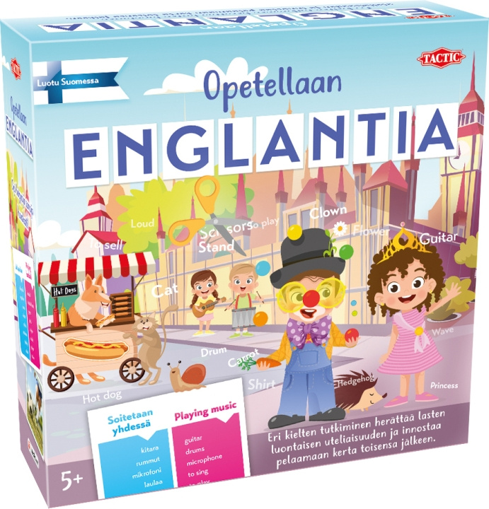 Tactic Opetellaan englantia -lautapeli ryhmässä LELUT, TUOTTEET LAPSILLE JA VAUVOILLE / Peli / Lautapelit @ TP E-commerce Nordic AB (C43872)