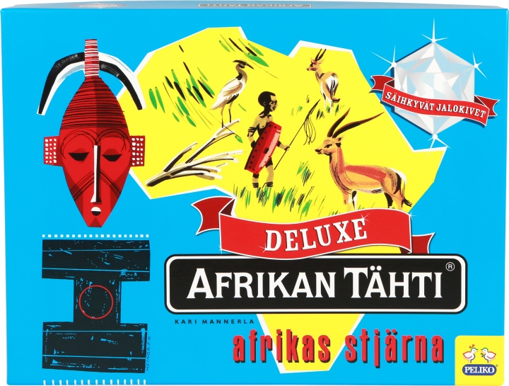 Peliko Afrikan Tähti Deluxe -lautapeli ryhmässä LELUT, TUOTTEET LAPSILLE JA VAUVOILLE / Leikkikalut, Askartelu &Pelit / Seurapelit / Perhepelit @ TP E-commerce Nordic AB (C43883)