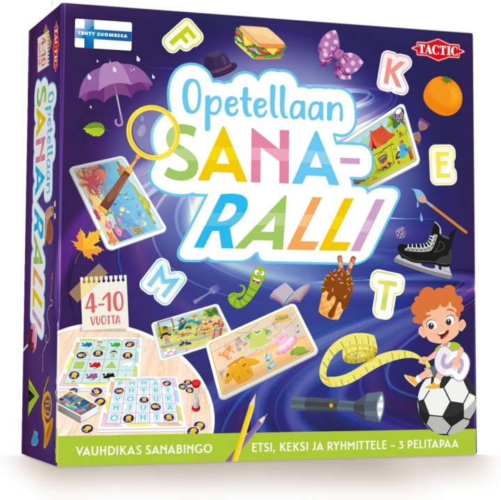 Tactic Opetellaan Sanaralli - lautapeli ryhmässä LELUT, TUOTTEET LAPSILLE JA VAUVOILLE / Peli / Lautapelit @ TP E-commerce Nordic AB (C43905)