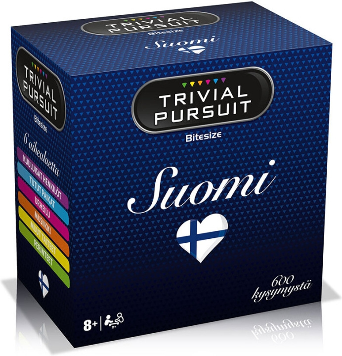 Lautapelit.fi Trivial Pursuit – Suomi, lisäkysymykset ryhmässä LELUT, TUOTTEET LAPSILLE JA VAUVOILLE / Peli / Lautapelit @ TP E-commerce Nordic AB (C43909)