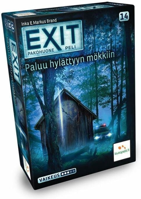 Lautapelit.fi EXIT Paluu hylättyyn mökkiin - pakohuonepeli, 2023 ryhmässä LELUT, TUOTTEET LAPSILLE JA VAUVOILLE / Peli / Lautapelit @ TP E-commerce Nordic AB (C43919)