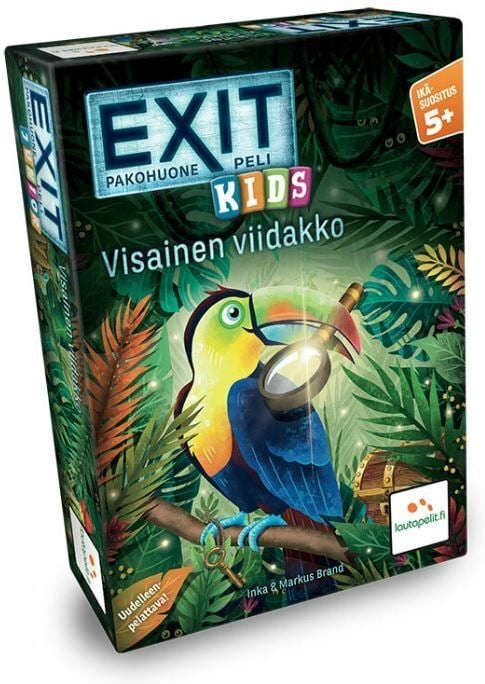 Lautapelit.fi EXIT Kids - Visainen viidakko - lasten pakohuonepeli ryhmässä LELUT, TUOTTEET LAPSILLE JA VAUVOILLE / Peli / Lautapelit @ TP E-commerce Nordic AB (C43928)