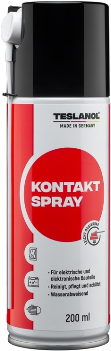 Teslanol Kontakt- och konserveringsspray rengör mekaniska och finmekaniska komponenter - 200 ml ryhmässä KOTI, TALOUS JA PUUTARHA / Työkalut & Tee itse / Muut Työkalut & Tarvikkeet @ TP E-commerce Nordic AB (C43955)
