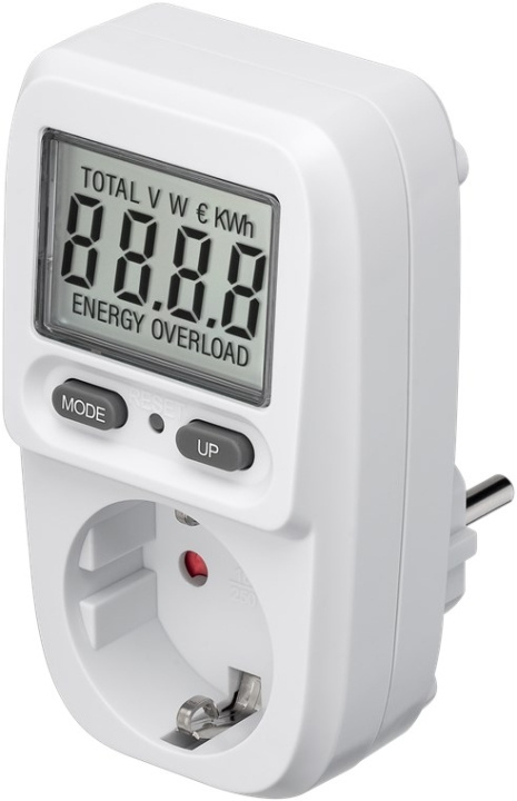 Goobay Digital energimätare Basic för mätning av energiförbrukningen för elektriska hushållsapparater ryhmässä KOTI, TALOUS JA PUUTARHA / Älykodit / Energiamittari @ TP E-commerce Nordic AB (C44113)
