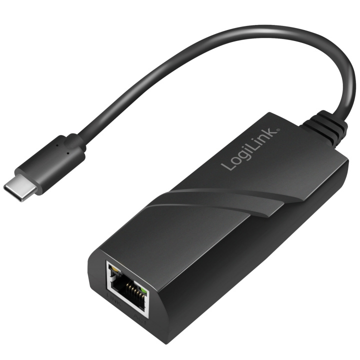 LogiLink USB-C -> Nätverksuttag RJ45 Gigabit ryhmässä TIETOKOONET & TARVIKKEET / Kaapelit & Sovittimet / USB / USB-C @ TP E-commerce Nordic AB (C44263)