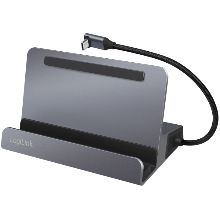 LogiLink USB-C-dockningsstation 6-i-1 iPad/Steam Deck m.m ryhmässä TIETOKOONET & TARVIKKEET / Kannettavat tietokoneet & tarvikkeet / Telakka @ TP E-commerce Nordic AB (C44273)