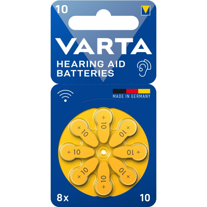 Varta Hörapparatsbatteri 10 / A10 / PR70 8-pack ryhmässä KODINELEKTRONIIKKA / Paristot & Laturit / Akut / Paristot kuulolaitteisiin @ TP E-commerce Nordic AB (C44296)