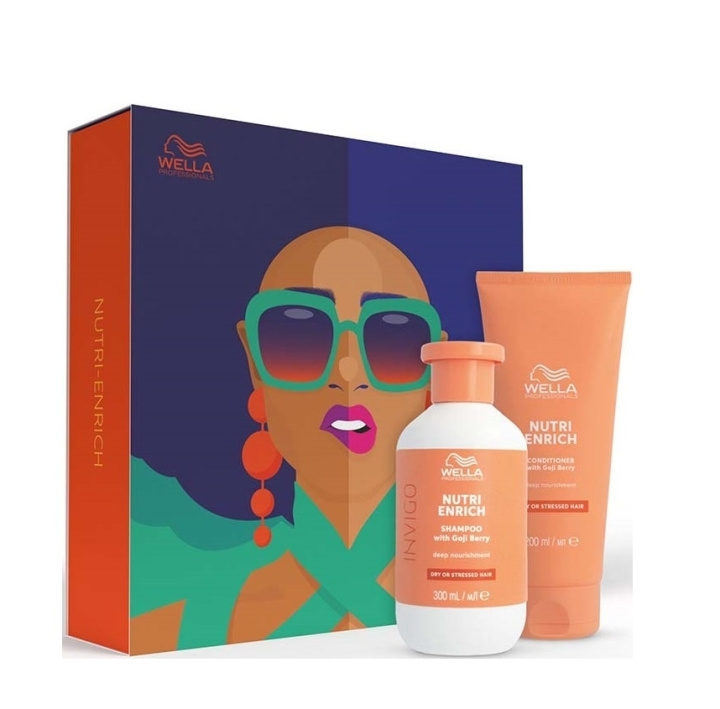 Wella Professionals Invigo Nutri Enrich Christmas Box 2023 ryhmässä KAUNEUS JA TERVEYS / Lahjapakkaukset / Naisten lahjapakkaukset @ TP E-commerce Nordic AB (C44334)