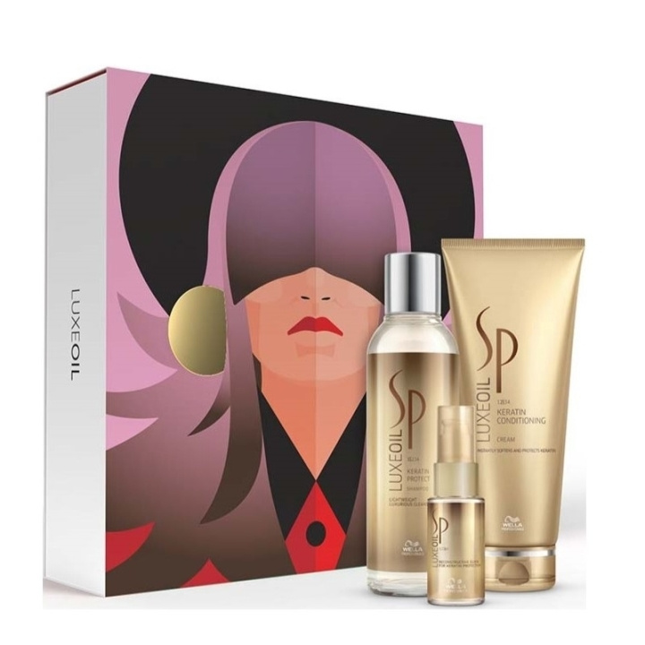 Wella SP Classic LuxeOil Christmas Box 2023 ryhmässä KAUNEUS JA TERVEYS / Lahjapakkaukset / Naisten lahjapakkaukset @ TP E-commerce Nordic AB (C44336)