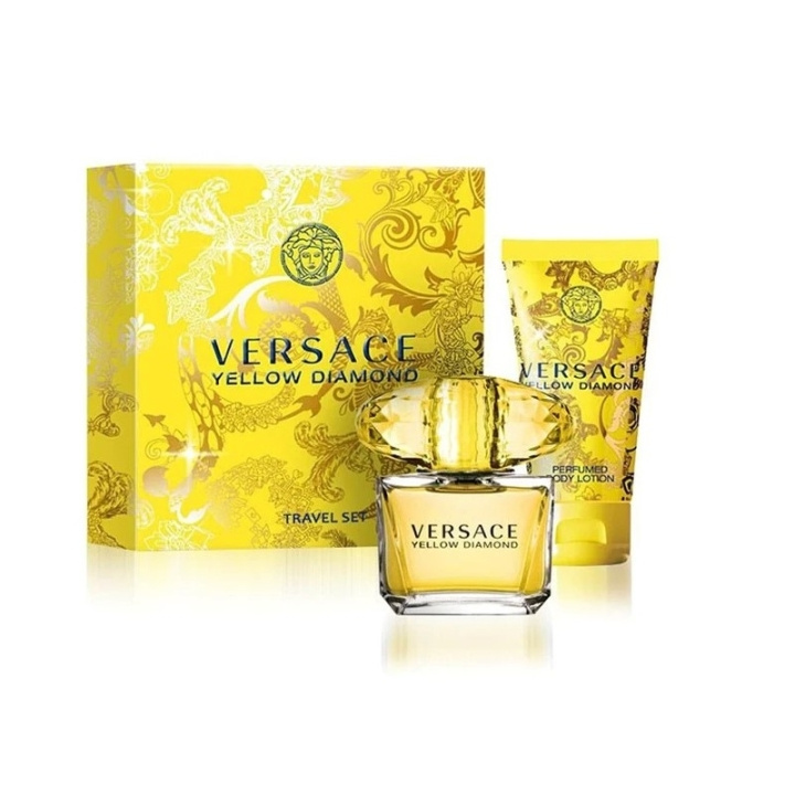 Versace Giftset Versace Yellow Diamond Edt 50ml + 100ml Bodylotion ryhmässä KAUNEUS JA TERVEYS / Lahjapakkaukset / Naisten lahjapakkaukset @ TP E-commerce Nordic AB (C44367)