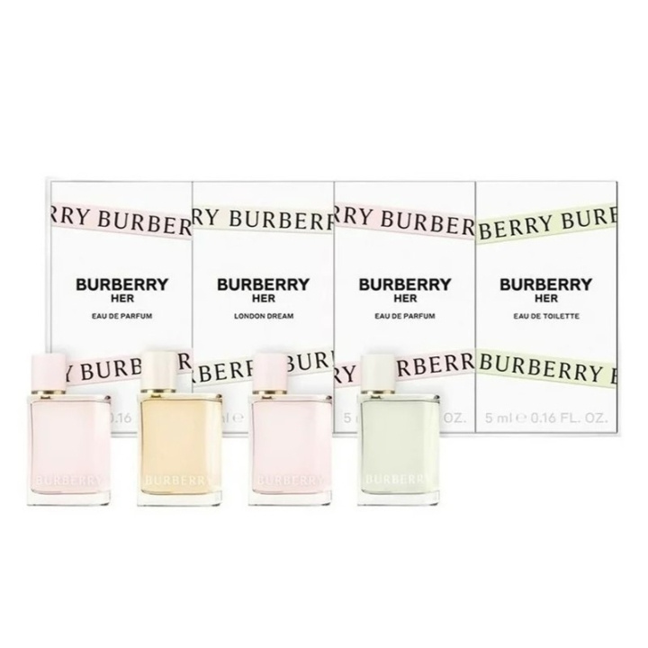 Burberry Giftset Burberry Her Miniature 4x5ml ryhmässä KAUNEUS JA TERVEYS / Lahjapakkaukset / Naisten lahjapakkaukset @ TP E-commerce Nordic AB (C44369)