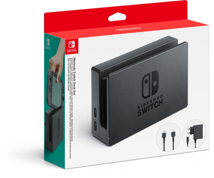 Nintendo Switch Dock Set -telakka, Switch ryhmässä KODINELEKTRONIIKKA / Pelikonsolit & Tarvikkeet / Nintendo Switch / Tarvikkeet @ TP E-commerce Nordic AB (C44465)