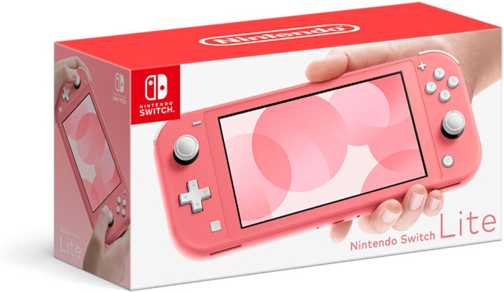 Nintendo Switch Lite -pelikonsoli, pinkki ryhmässä KODINELEKTRONIIKKA / Pelikonsolit & Tarvikkeet / Nintendo Switch / Pelikonsolit @ TP E-commerce Nordic AB (C44469)