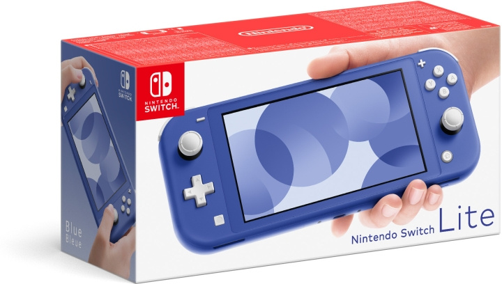 Nintendo Switch Lite -pelikonsoli, sininen ryhmässä KODINELEKTRONIIKKA / Pelikonsolit & Tarvikkeet / Nintendo Switch / Pelikonsolit @ TP E-commerce Nordic AB (C44496)