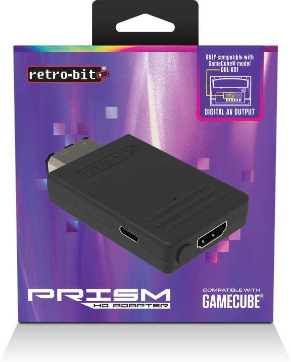 Retro-Bit Prism HD Adapter -videoadapteri, Nintendo Gamecube ryhmässä KODINELEKTRONIIKKA / Pelikonsolit & Tarvikkeet / Nintendo GameCube @ TP E-commerce Nordic AB (C44497)