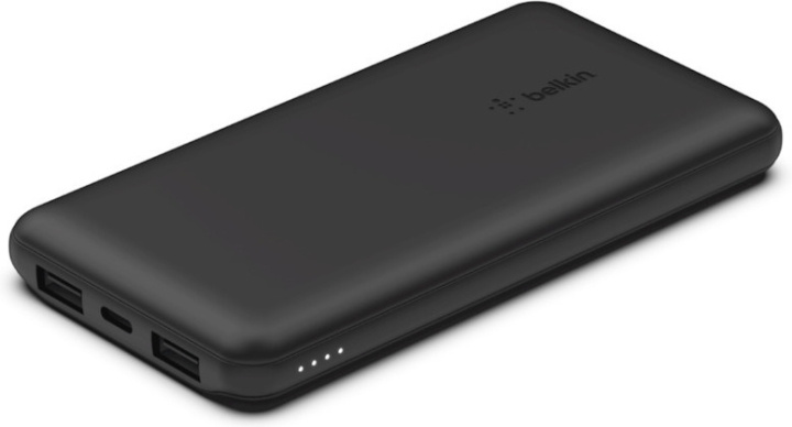 Belkin Power Bank 10K -varavirtalähde, 10 000 mAh, musta ryhmässä ÄLYPUHELIMET JA TABLETIT / Laturit & Kaapelit / Powerbanks @ TP E-commerce Nordic AB (C44503)