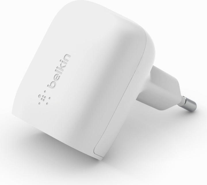 Belkin Boost Charge USB-C 20 W PD 3.1 -verkkovirtalaturi ryhmässä ÄLYPUHELIMET JA TABLETIT / Laturit & Kaapelit / Seinälaturi / Seinälaturi Type C @ TP E-commerce Nordic AB (C44533)