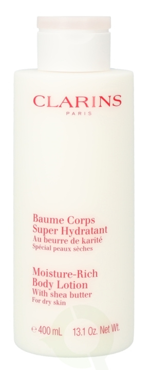 Clarins Moisture-Rich Body Lotion 400 ml With Shea Butter - For Dry Skin ryhmässä KAUNEUS JA TERVEYS / Ihonhoito / Kehon hoito / Vartalovoide @ TP E-commerce Nordic AB (C44661)