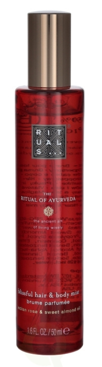 Rituals Ayurveda Hair & Body Mist 50 ml Indian Rose & Sweet Almond Oil ryhmässä KAUNEUS JA TERVEYS / Ihonhoito / Kehon hoito / Vartalosuihke @ TP E-commerce Nordic AB (C44781)