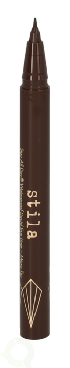 Stila Stay All Day Micro Tip Waterproof Liquid Eye Liner 0.5 ml Dark Brown ryhmässä KAUNEUS JA TERVEYS / Meikit / Silmät ja kulmat / Silmänrajauskynä / Kajaali @ TP E-commerce Nordic AB (C44791)