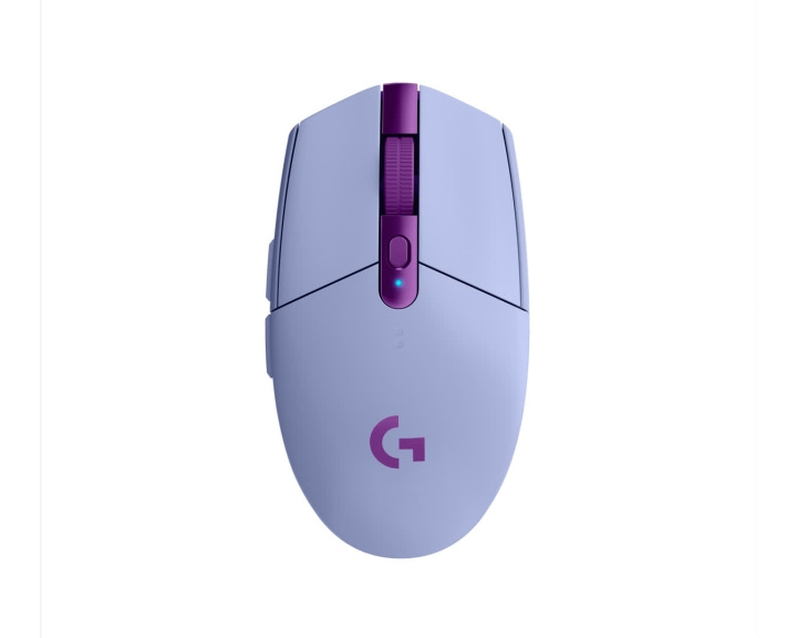 Logitech G305 LIGHTSPEED Wireless Gaming Mouse, Lilac ryhmässä TIETOKOONET & TARVIKKEET / GAMING / Hiiret @ TP E-commerce Nordic AB (C44925)