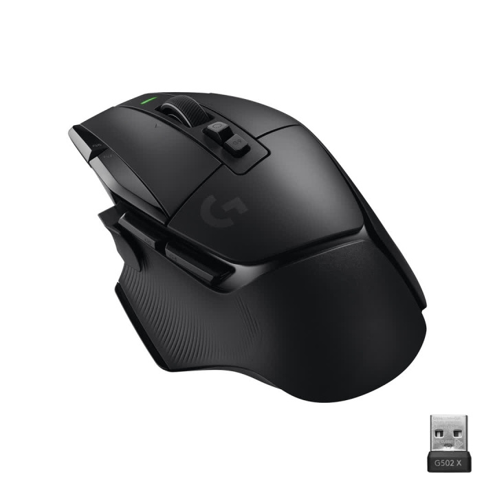 Logitech G502 X LIGHTSPEED langaton pelihiiri, musta/ydinhiiri ryhmässä TIETOKOONET & TARVIKKEET / GAMING / Hiiret @ TP E-commerce Nordic AB (C44931)
