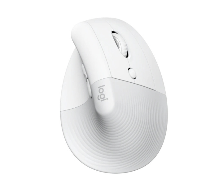 Logitech Lift Right Vertical Ergonomic Mouse, Off-white/Pale ryhmässä TIETOKOONET & TARVIKKEET / Hiiret & Näppäimistöt / Hiiret / Langattomat @ TP E-commerce Nordic AB (C44936)