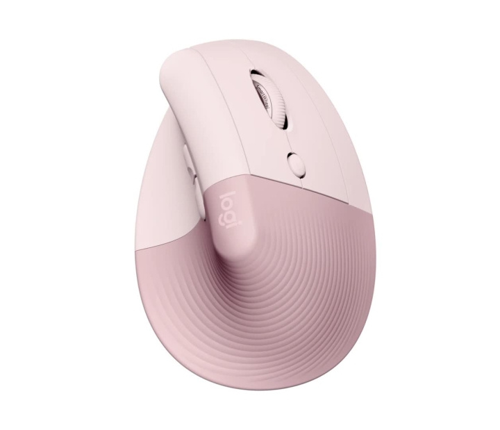 Logitech Lift Right Vertical Ergonomic Mouse, Rose/Dark Rose ryhmässä TIETOKOONET & TARVIKKEET / Hiiret & Näppäimistöt / Hiiret / Langattomat @ TP E-commerce Nordic AB (C44938)