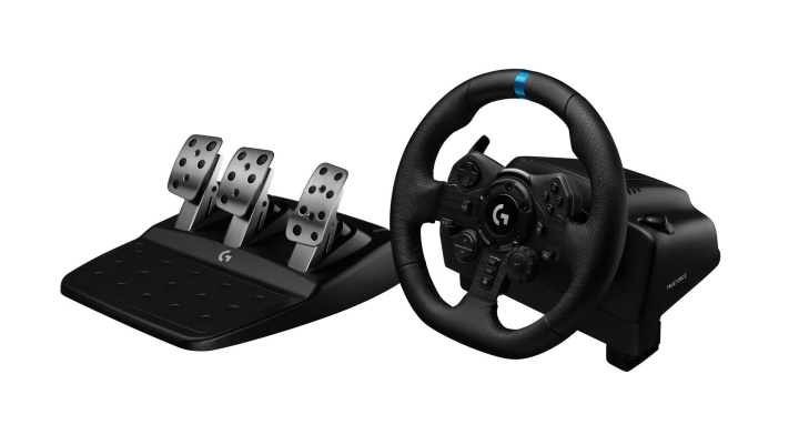 Logitech G923 TRUEFORCE Racing Wheel (PS5/PS4/PC) ryhmässä TIETOKOONET & TARVIKKEET / GAMING / Ohjauspyörät ja joystickit @ TP E-commerce Nordic AB (C44943)