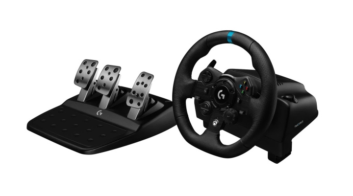 Logitech G923 TRUEFORCE Racing Wheel (X-Box/PC) ryhmässä TIETOKOONET & TARVIKKEET / GAMING / Ohjauspyörät ja joystickit @ TP E-commerce Nordic AB (C44944)