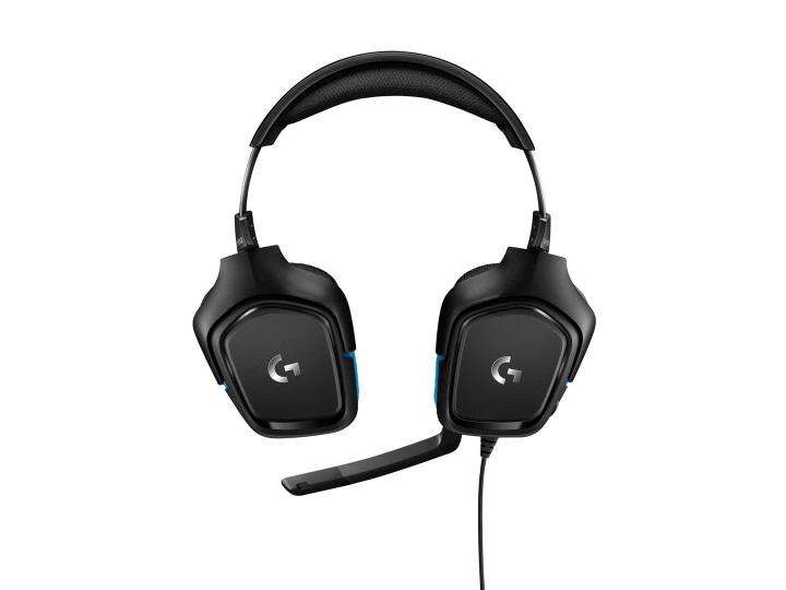 Logitech G432 Gaming Headset Leatherette, Black ryhmässä TIETOKOONET & TARVIKKEET / GAMING / Kuulokkeet @ TP E-commerce Nordic AB (C44955)