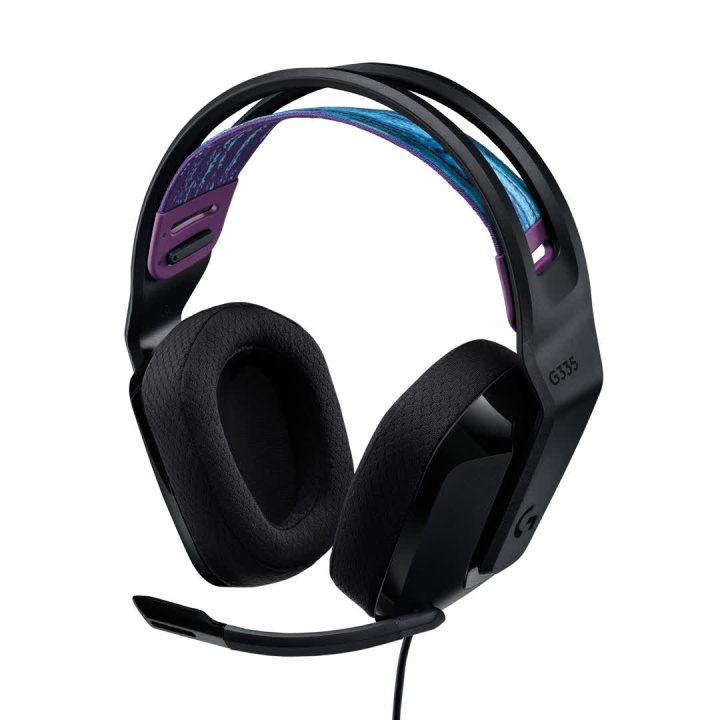 Logitech G335 Wired Gaming Headset, Black ryhmässä TIETOKOONET & TARVIKKEET / GAMING / Kuulokkeet @ TP E-commerce Nordic AB (C44961)