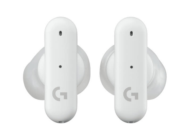 Logitech FITS True Wireless Gaming Earbuds, White ryhmässä TIETOKOONET & TARVIKKEET / GAMING / Tarvikkeet pelaamiseen @ TP E-commerce Nordic AB (C44971)