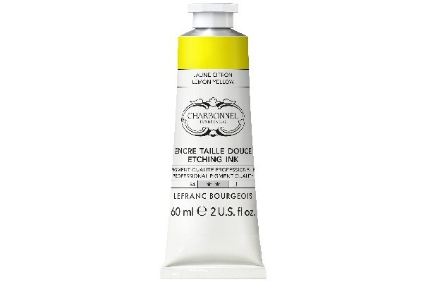 LB Charbonnel Charbo Ink 60Ml Lemon Yellow 169 ryhmässä URHEILU, VAPAA-AIKA JA HARRASTUS / Harrastus / Maalaa ja piirrä / Taiteilijavärit / Printing inks @ TP E-commerce Nordic AB (C45085)