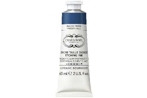 LB Charbonnel Charbo Ink 60Ml Prussian Blue 046 ryhmässä URHEILU, VAPAA-AIKA JA HARRASTUS / Harrastus / Maalaa ja piirrä / Taiteilijavärit / Printing inks @ TP E-commerce Nordic AB (C45102)