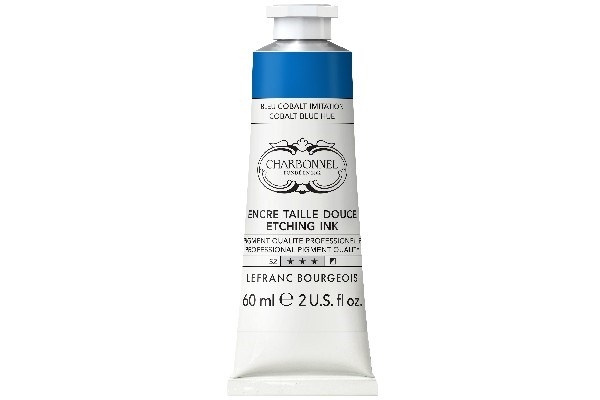 LB Charbonnel Charbo Ink 60Ml Cobalt Blue 064 ryhmässä URHEILU, VAPAA-AIKA JA HARRASTUS / Harrastus / Maalaa ja piirrä / Taiteilijavärit / Printing inks @ TP E-commerce Nordic AB (C45104)