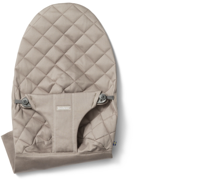 BabyBjörn vaihtokangas sitteriin, Sand Grey, puuvilla ryhmässä LELUT, TUOTTEET LAPSILLE JA VAUVOILLE / Lastenhuone / Lasten huonekalut @ TP E-commerce Nordic AB (C45166)