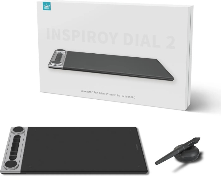 Huion Inspiroy Dial 2 Q630M -piirtopöytä ryhmässä TIETOKOONET & TARVIKKEET / Tietokonetarvikkeet / Muut @ TP E-commerce Nordic AB (C45328)