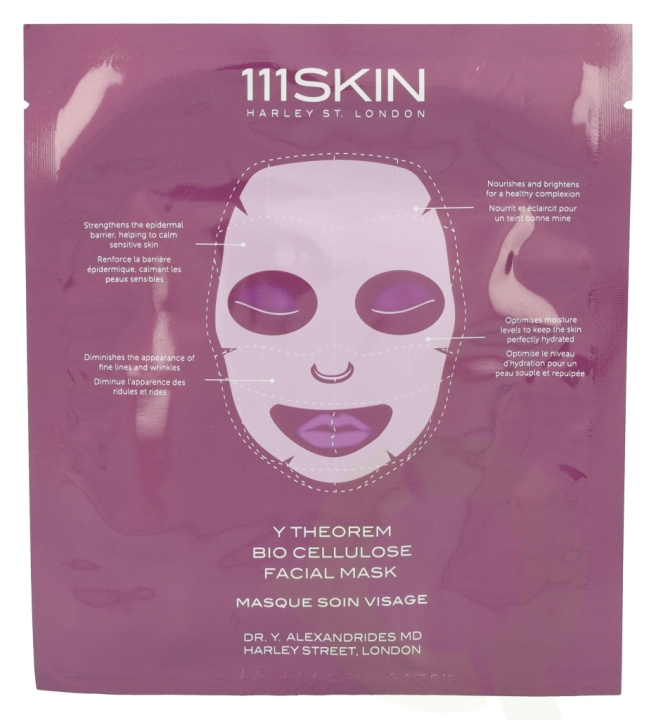 111Skin Y Theorem Bio Cellulose Facial Mask 23 ml ryhmässä KAUNEUS JA TERVEYS / Ihonhoito / Kasvot / Naamiot @ TP E-commerce Nordic AB (C45726)