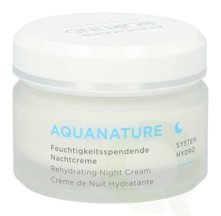 Annemarie Borlind Aquanature Rehydrating Night Cream 50 ml ryhmässä KAUNEUS JA TERVEYS / Ihonhoito / Kasvot / Yövoide @ TP E-commerce Nordic AB (C45782)
