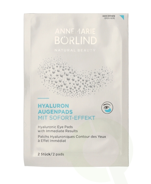 Annemarie Borlind Hyalluronic Eye Pads 14.88 gr 6x2 pcs ryhmässä KAUNEUS JA TERVEYS / Ihonhoito / Kasvot / Silmät @ TP E-commerce Nordic AB (C45823)