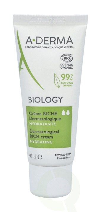 A-Derma Biology Dermatological Rich Cream 40 ml ryhmässä KAUNEUS JA TERVEYS / Ihonhoito / Kasvot / Kasvovoide @ TP E-commerce Nordic AB (C45877)