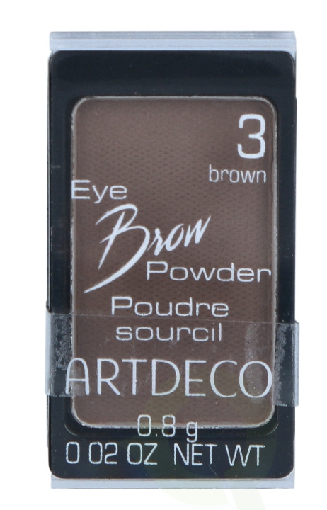 Artdeco Eye Brow Powder 0.8 gr #3 Brown ryhmässä KAUNEUS JA TERVEYS / Meikit / Silmät ja kulmat / Kulmakitti @ TP E-commerce Nordic AB (C45882)