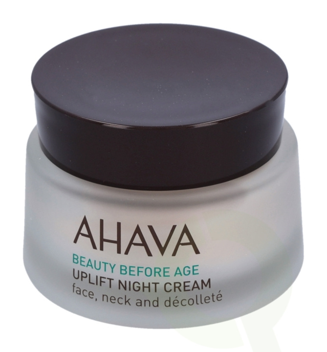 Ahava Beauty Before Age Uplift Night Cream 50 ml Face, Neck and Decollete ryhmässä KAUNEUS JA TERVEYS / Ihonhoito / Kasvot / Yövoide @ TP E-commerce Nordic AB (C45995)