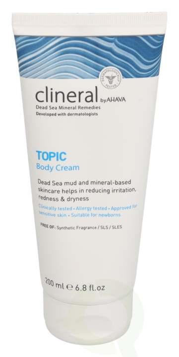 Ahava Clineral TOPIC Body Cream 200 ml For Sensitive Skin ryhmässä KAUNEUS JA TERVEYS / Ihonhoito / Kasvot / Kasvovoide @ TP E-commerce Nordic AB (C46000)